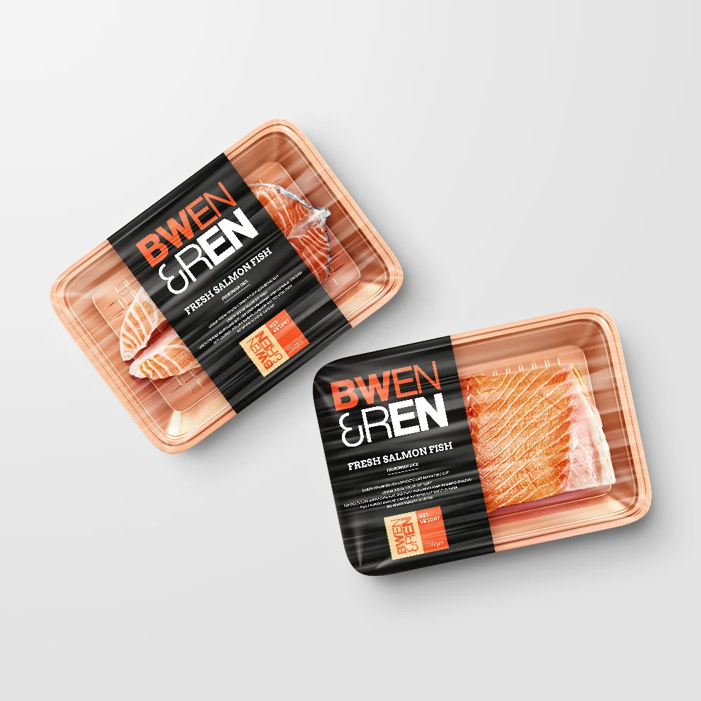 Thumbnail 3: BWEN Salmon Packaging - Mockup