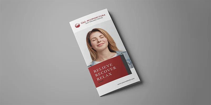Preview of G&L Acupuncture trifold brochure 12 - Front