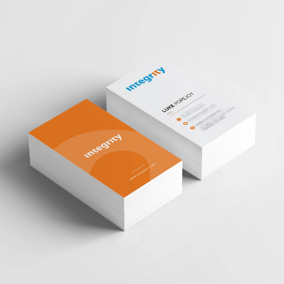 Integrity IT Services Business Card 2