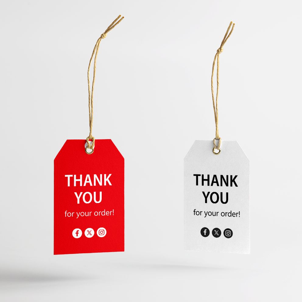 Preview of tag design thank you