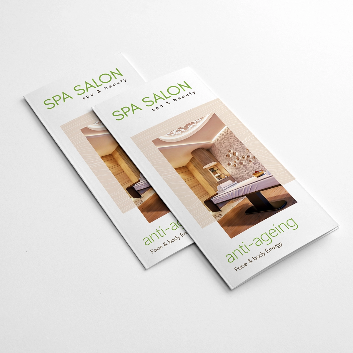 Salon & Spa Brochure - Back View
